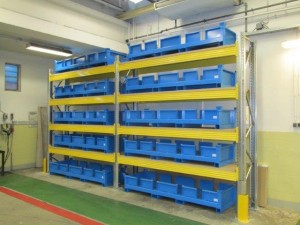 Metalsistem unibuild palletstelling kunststof bak