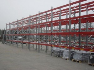 Metalsistem unibuild palletstelling buiten