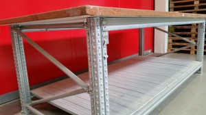 Metalsistem werktafel C-dur bovenblad